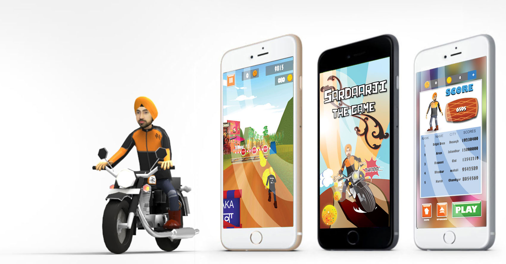 sardaar-game on mobile